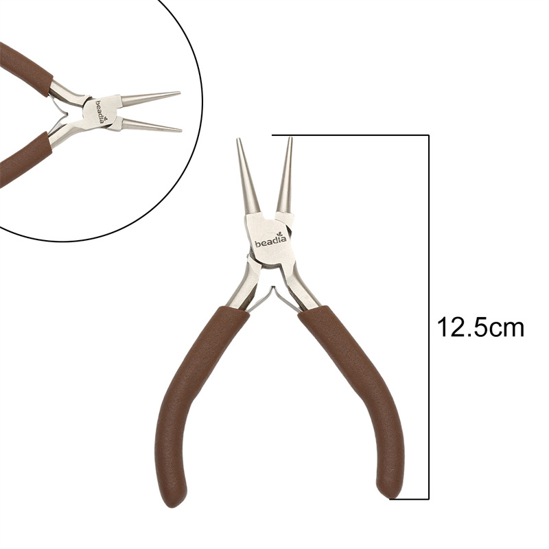 Seiko herramientas manuales de acero al carbono alicates DIY hechas a mano joyería de bobinado boquilla de punta de punta image 10
