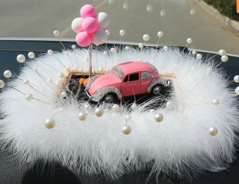 Artículo creativo de la chica del mar adornos de automóviles perfume encantador ángel perfume de automóvil perla base de diamante perfumado perdurable