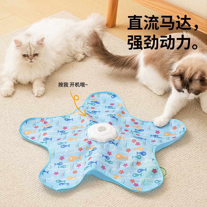 跨境新品猫咪捕猎罩玩具球猫咪玩具自嗨解闷电动玩具躲藏游戏罩|undefined
