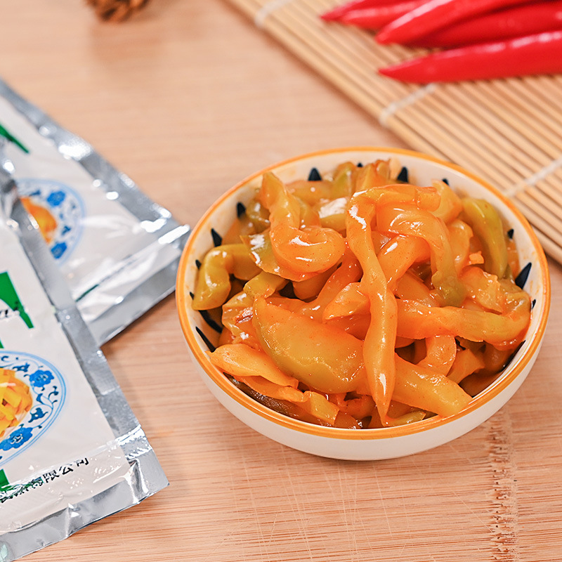 Chongqing Pickled Mustard Greens - 50g Small Packaging - Full Carton - Student Snack - Side Dish - Light Salted Pickles - Fermented Vegetables - Wholesale Distribution