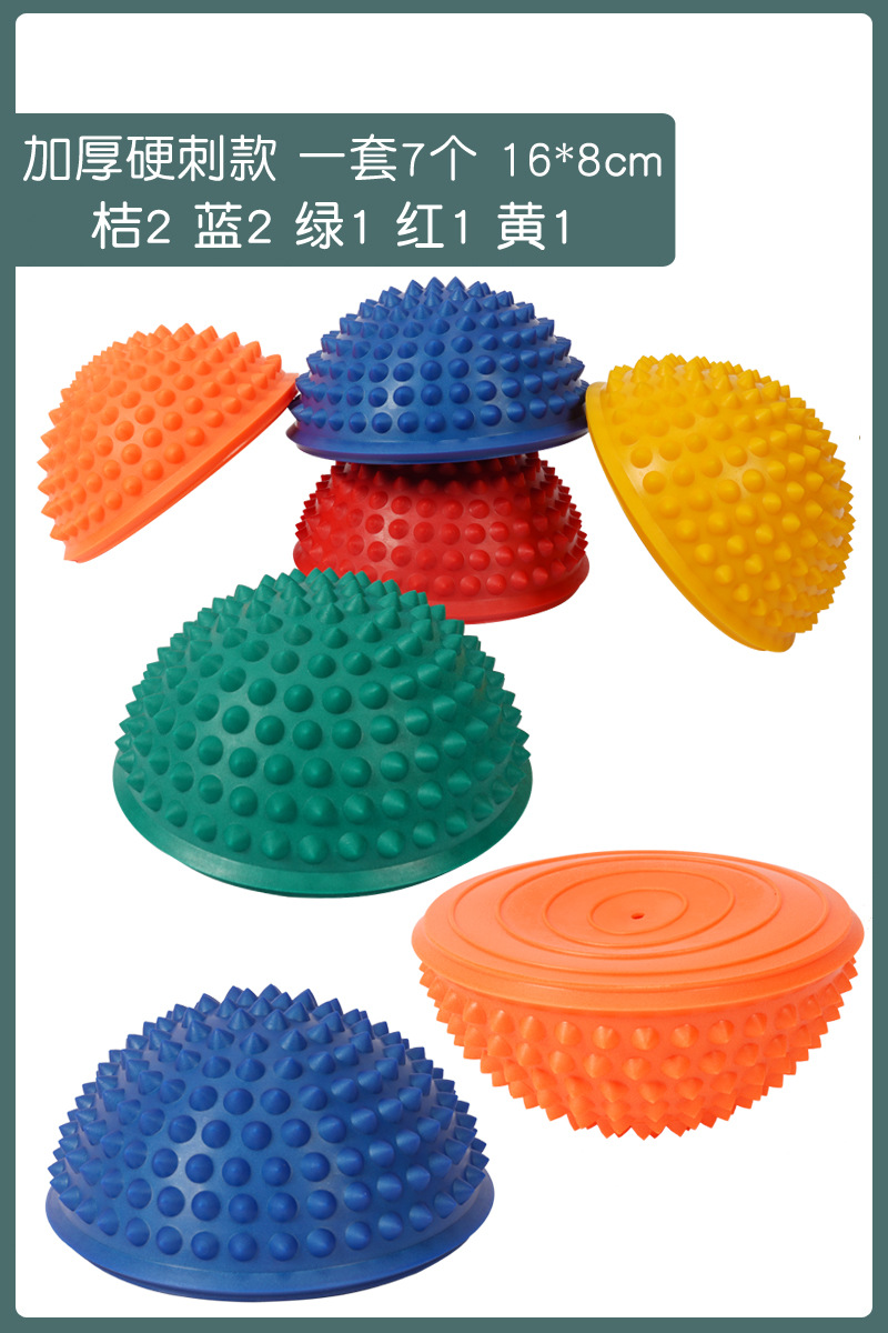 bola de durian a través de la piedra del río equipos de entrenamiento sensorial para niños ayuda educativa almohadilla táctil hogar tabla de equilibrio táctil juguete de educación temprana