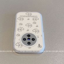 适用vivox300手机壳艺术感可爱VIVOx200ultra情侣款100抱爱心小熊