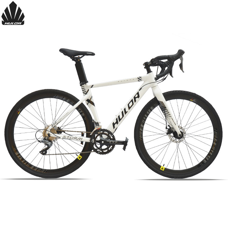 Hulda Storm 16-Speed Disc Brake Road Bicycle 700C Men's and Women's Entry-Level Aluminum Alloy Road Bike
