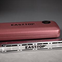 メーカー直営東方鼎east top 24穴複音ハーモニカ演奏ハーモニカt 2.0アップグレード版