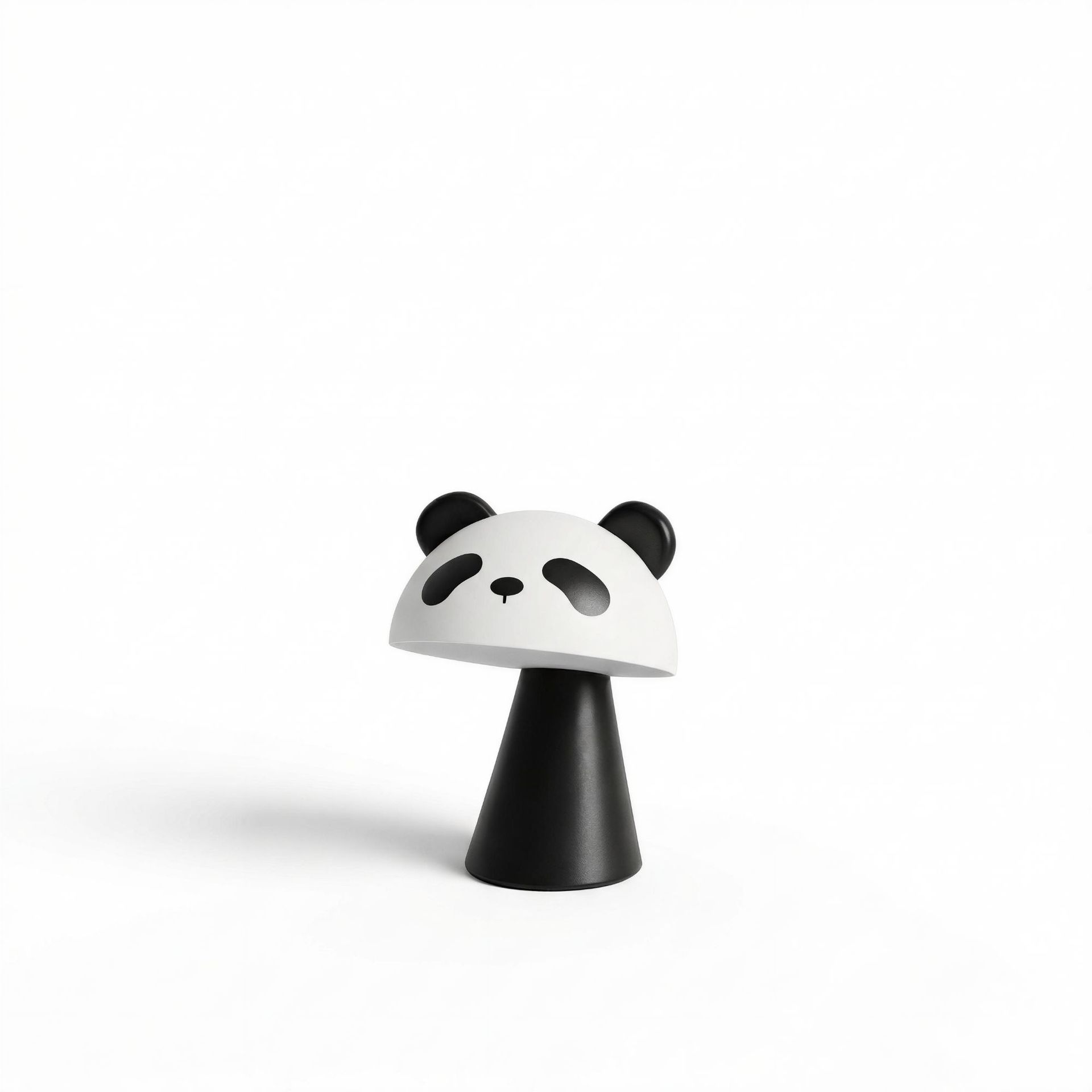Panda palpitante lámpara de noche carga encantadora lámpara de escritorio de hongos de dibujos animados dormitorio cabezal de cama luz de atmósfera luz de noche para niños