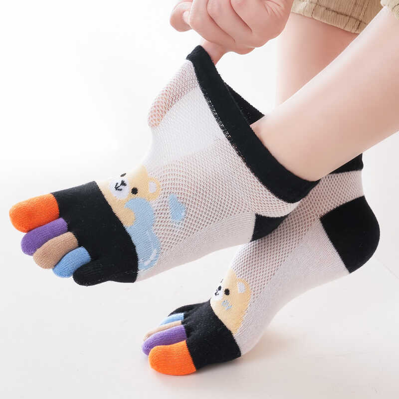 Thin cartoon summer breathable Tabi for toes for students