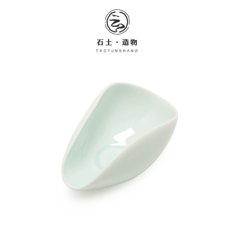 Сладкий чай Yingqing Lotus Ceramic Домашняя водяная крыло чайная ложка чайное подразделение креативная кунг-фу чайная церемония аксессуары