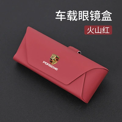 Car Glasses Clip/Bill Clip Macan Palamela 718 car - volcanic-red-car-glasses-case-1-pack