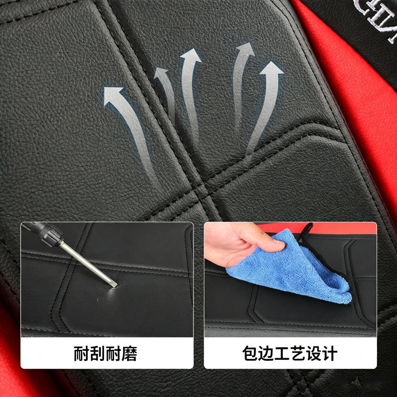 Car full-cover seat cushions in stock, single and double seat leather car interior seat pads, multi-color, universal for all seasons, wholesale