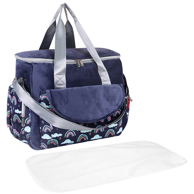 W1046-플란넬마미백-다크블루