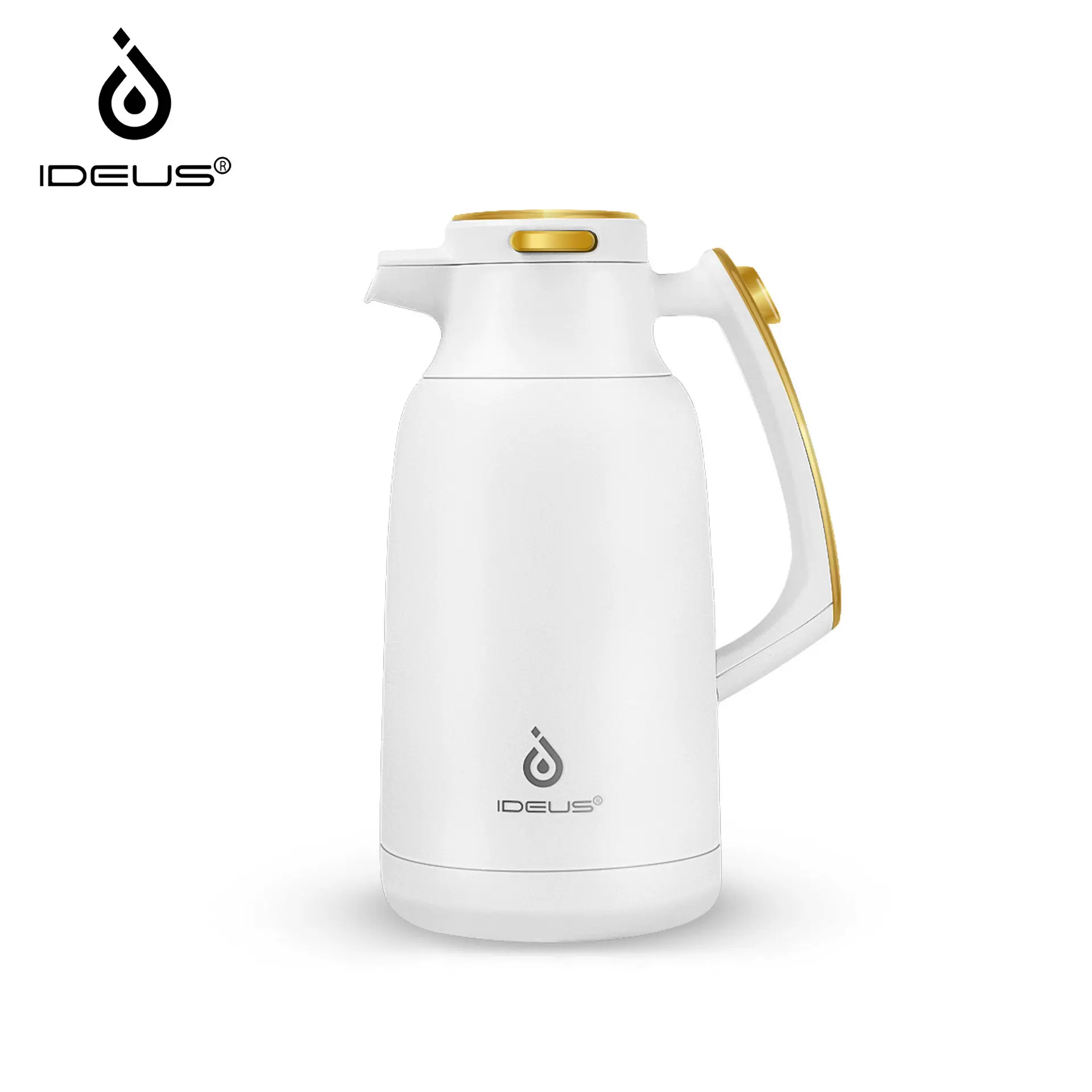 IDEUS 304不锈钢咖啡壶保温壶家用办公室大容量泡茶壶礼品保温壶