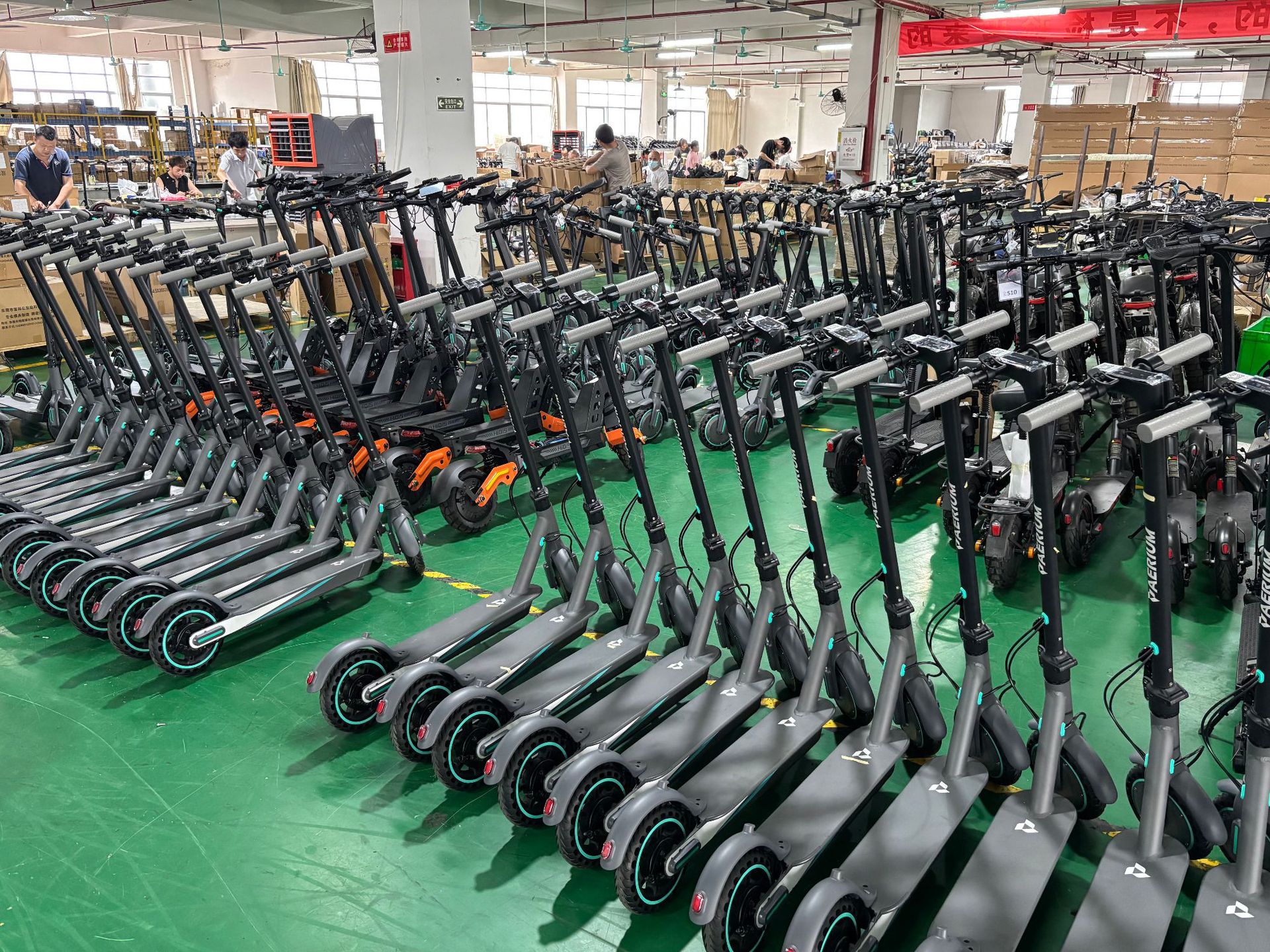 Overseas Warehouse Lithium Battery Electric Scooter Foldable Adult Mobility Two-Wheeled Portable Scooter European and American Export Cross-Border