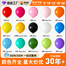 好润10寸1.8克乳胶气球加厚哑光生日装饰布置蛋糕派对飘空氦汽球