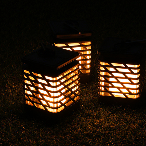  New Solar Flame Lamp Torch Lamp Solar Lantern Torch Flame Lamp LED Garden Lawn Lamp