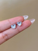 Advanced zirconium, cute small earrings, high-quality style, micro incrustation, light luxury style, french style