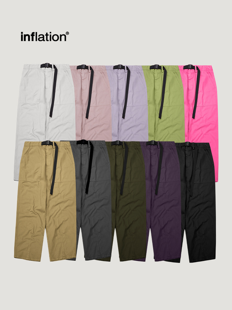 Ropa para Hombre Jie Zhan | Pantalones anchos de trabajo de estilo japonés, de marca de moda, holgados, 26, nueva colección primavera/verano, pantalones casuales holgados de marca de moda.
