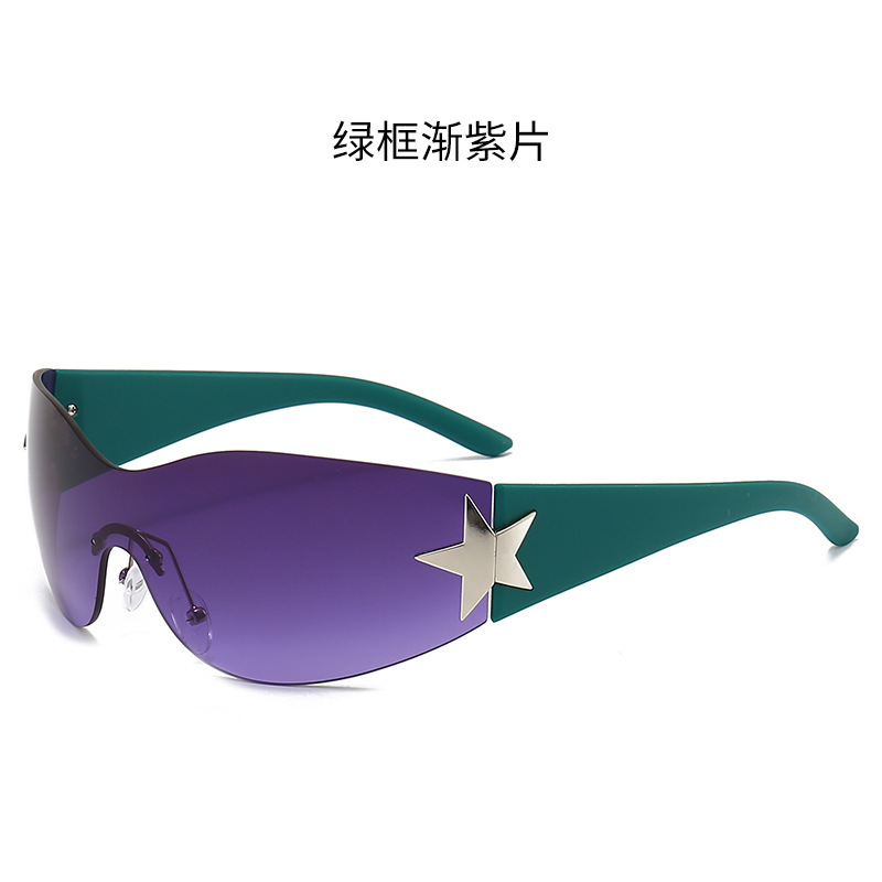 Pieza gris Doble marco verde