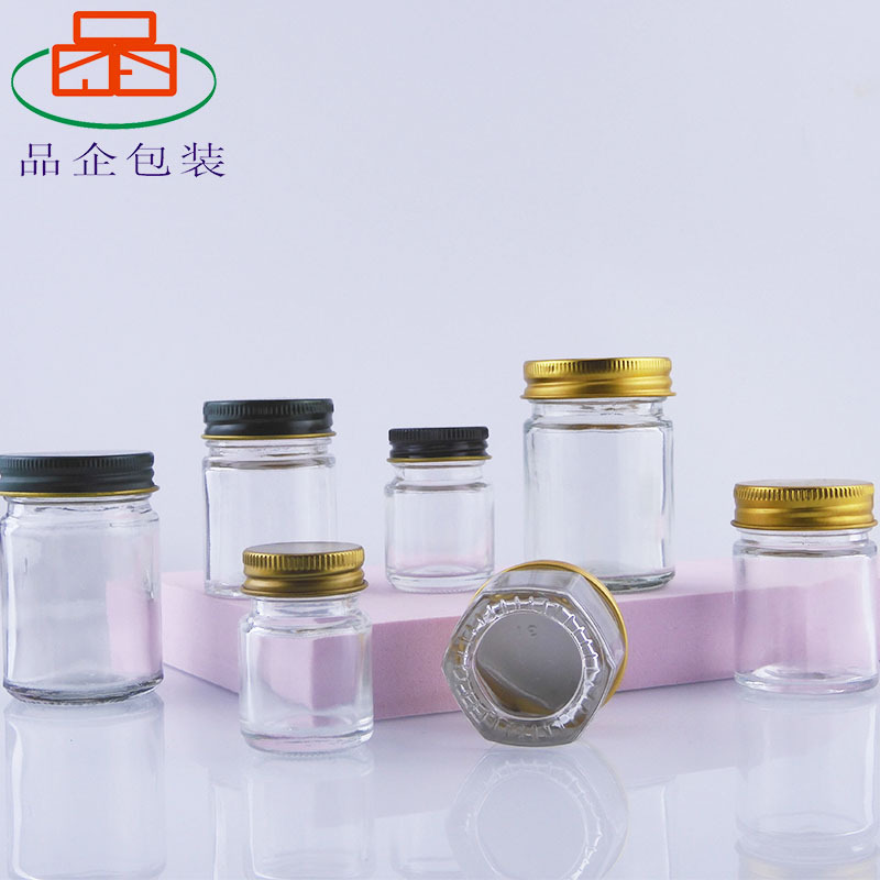 現物15g 30g 50gタイ青草膏ガラス瓶緑薬膏分注瓶清涼油ガラス六角瓶|undefined