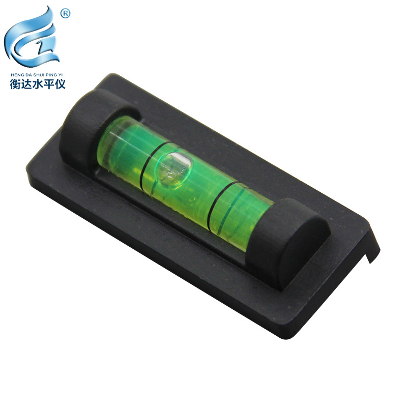 高精度一字水平泡珠磁性水准器支架水平仪迷小型方形便携水平尺