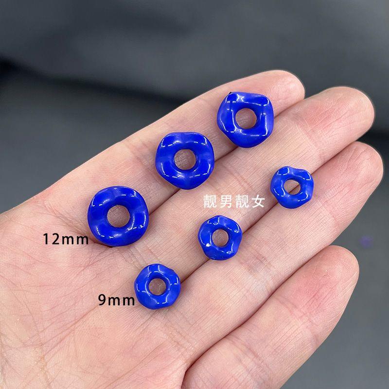 Ondas de laple falda anillo acrílico diy pulsera de cuentas hecha a mano cadena de accesorios accesorios