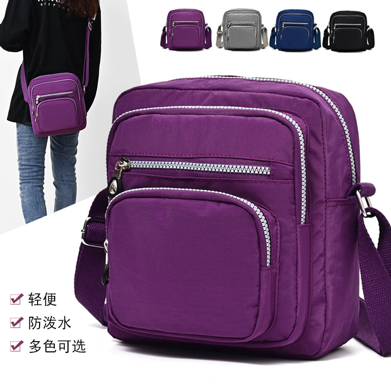Water repellent one-shoulder bag