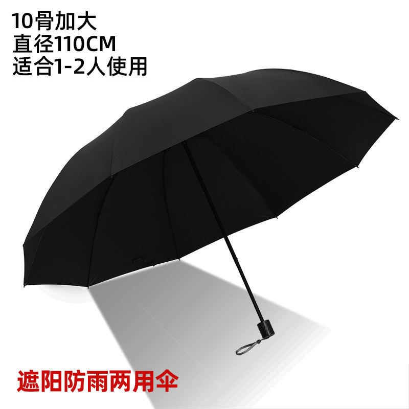 傘 手動拡大強化 晴雨兼用 女性用日よけ 卸売日傘 防雨日傘 ブラック接着剤増粘|undefined