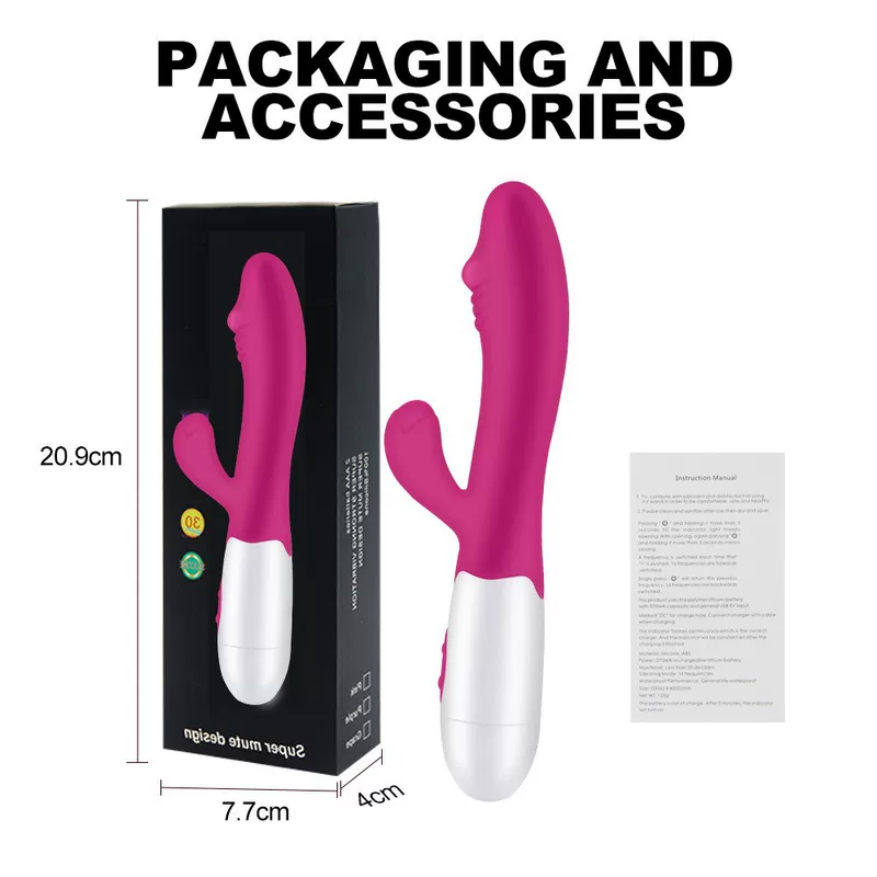 Realistic rabbit for women, silicone massager, vibration