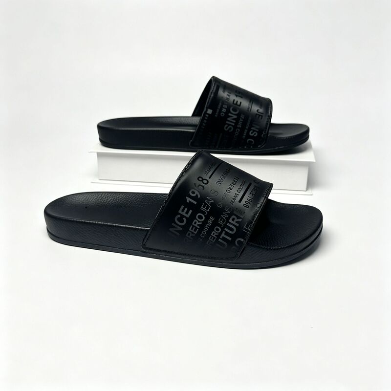 Summer Men's New European and American Style Slip-On Slippers for Outdoor Wear, Indoor Home Use, Versatile Non-Slip Slippers