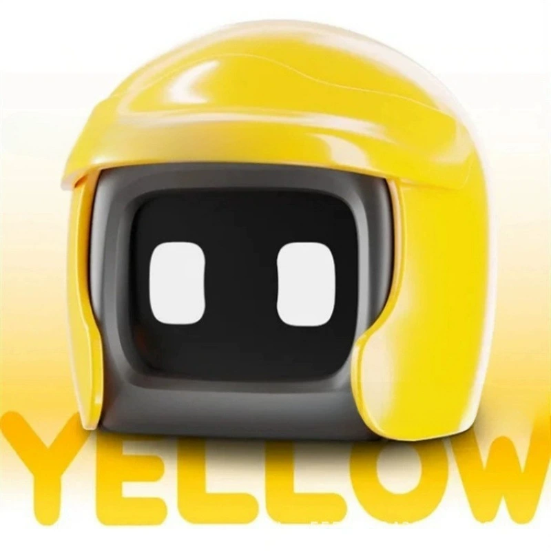 跨境新款Cute Helmet Car Toy机器人车载头盔可爱机器摆件玩具