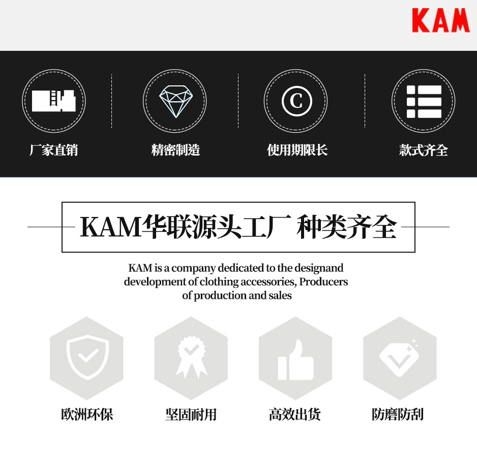 产品属性(四合扣类