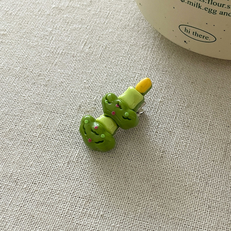 구운 웨스턴 블루 꽃 머리핀