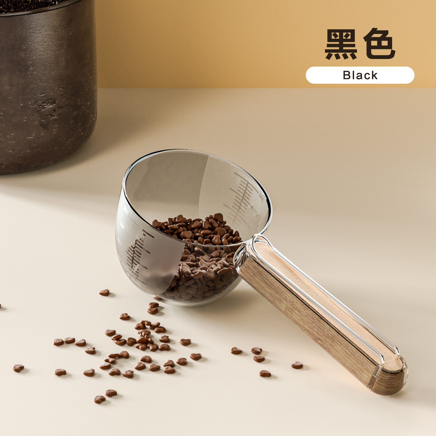 Mango de madera mejorado negro