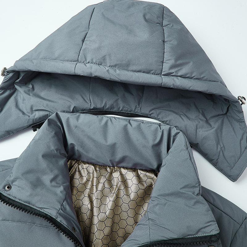 Men's Down Jacket Graphene Hooded Warm Winter Parka For Men_voghion.com
