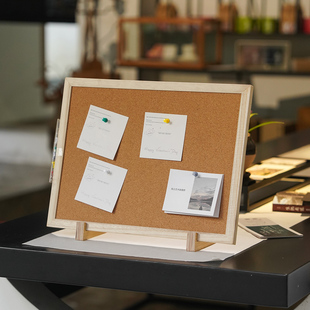 Vertical Desktop Cork Board Polaroid Photo Wall Bracket Notice Board Shop Coffee Image Desktop Display Stand