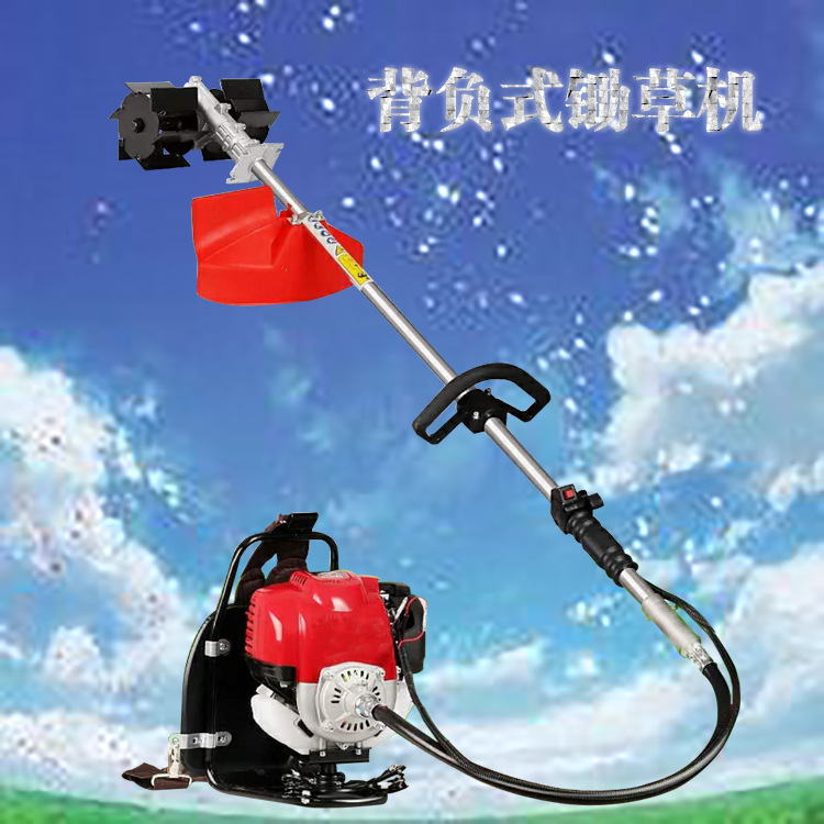 四冲程家用割草机 多用途背负式耕地机 便捷式开荒种植打地机 翻