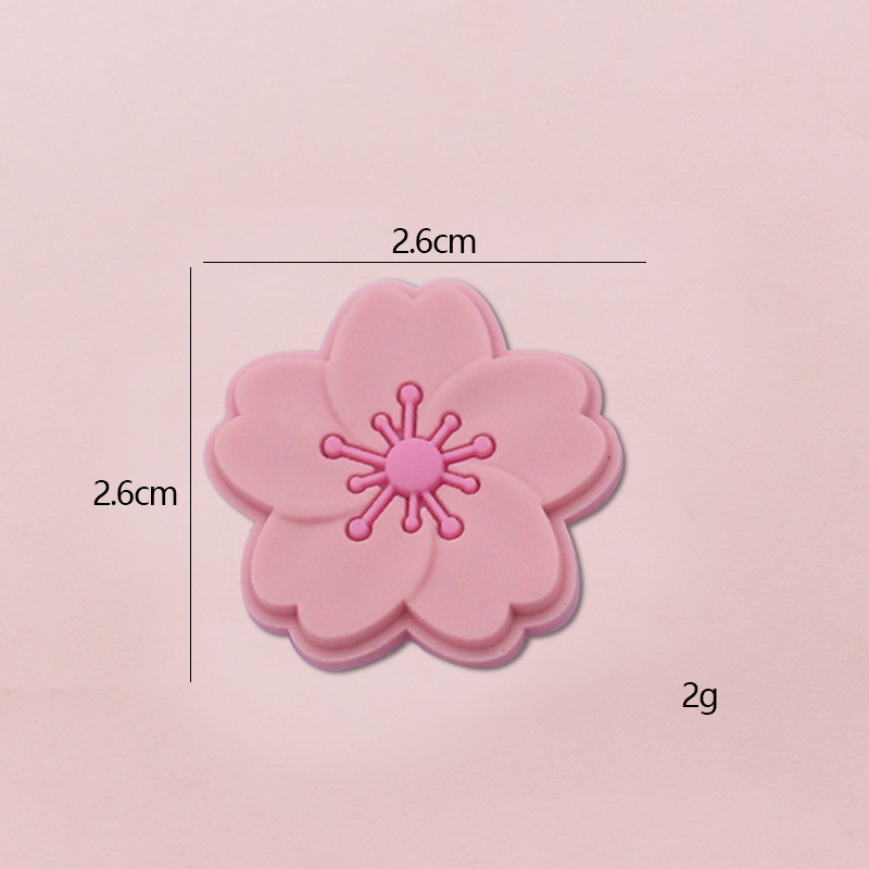 Spot dibujos animados crisantemo hebilla de zapato de pvc goma suave flor personalidad agujero de la decoración del zapato DIY a juego hebilla de zapato ventas directas de fábrica