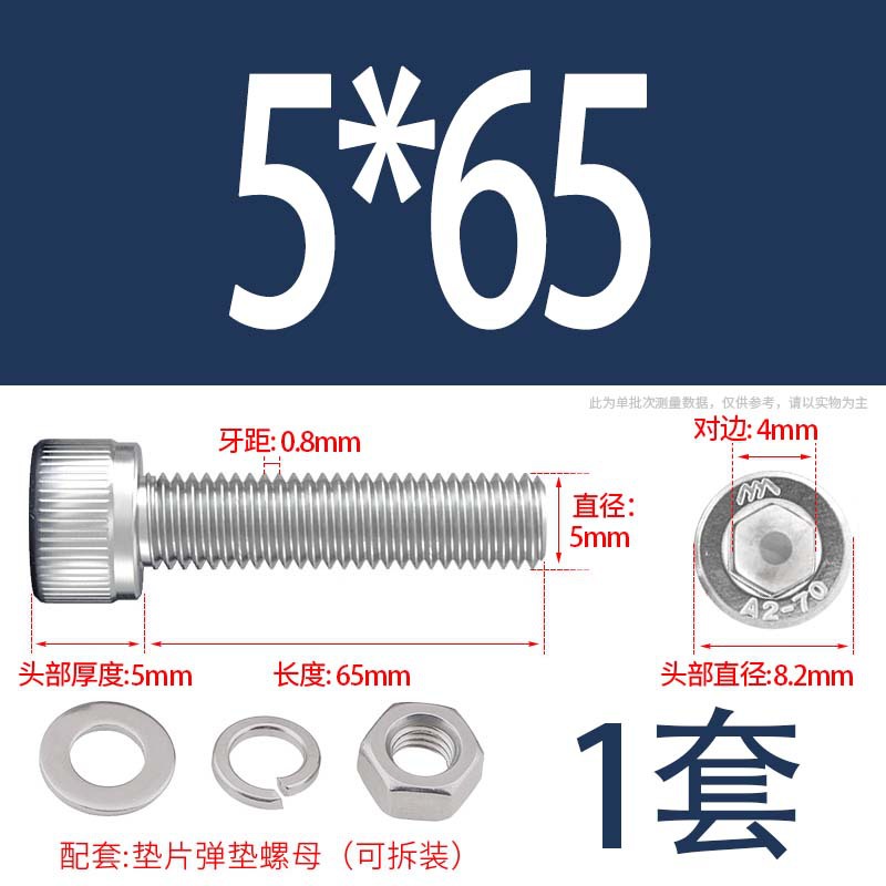 304 acero inoxidable hexagonal socket tuerca junta conjunto alargado cilindro cabeza taza perno tornillo