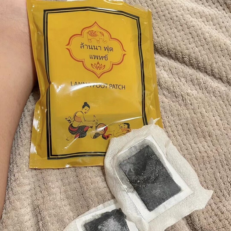 泰国lanna兰纳兰足贴艾草艾灸贴去湿气养生足底部舒缓放松好休息|undefined