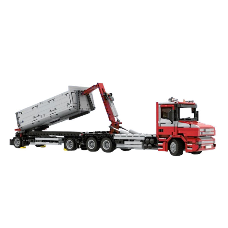 Zware vrachtwagen bouwstenen constructie speelgoed model_voghion.com