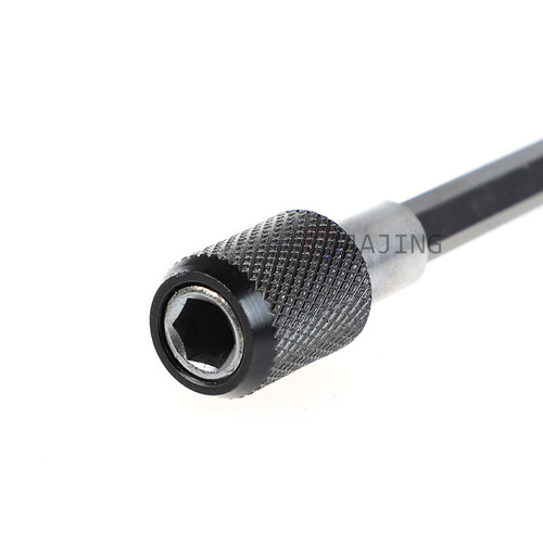 Hexagonal handle quick-release self-locking extension rod, electric drill driver extension rod, magnetic screwdriver extension rod