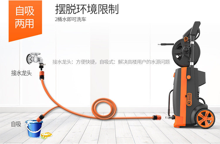 Yili Household Ultra-High-Pressure Car Washing Machine 220V High-Power Automatic Car Washing Equipment