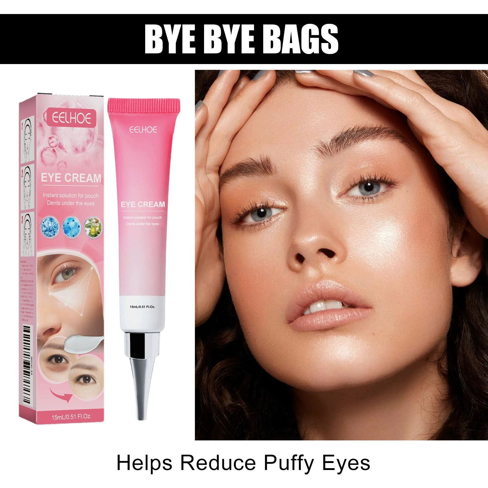 EELHOE Мгновенный крем для глаз гладкий и увлажняющий уход за кожей вокруг глаз освежающий и увлажняющий уход за глазами