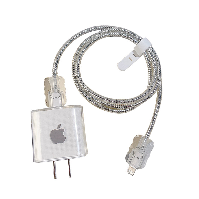 Capa de cable de datos iPhone 15 Promax Cargador 20w para Apple 14 Carga rápida 13 Protección contra plegado image 6