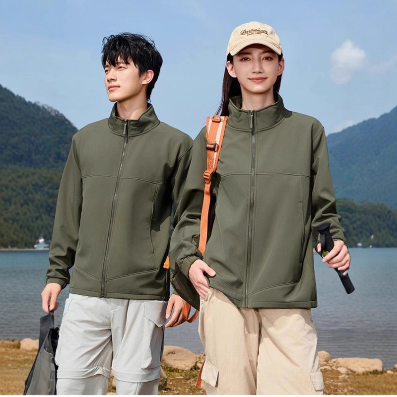 Casual Jackets, Loose Men's and Women's Fashion Jackets, Outdoor Soft Shell Jackets, Custom Logo Wholesale Group Clothing and Work Clothes