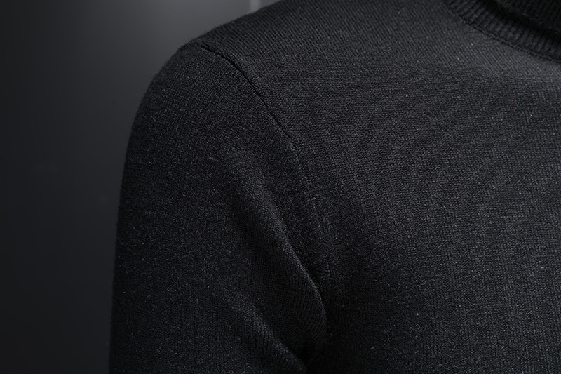 Herren Rollkragenpullover Aus Wolle Für Herbst Und Winter_voghion.com