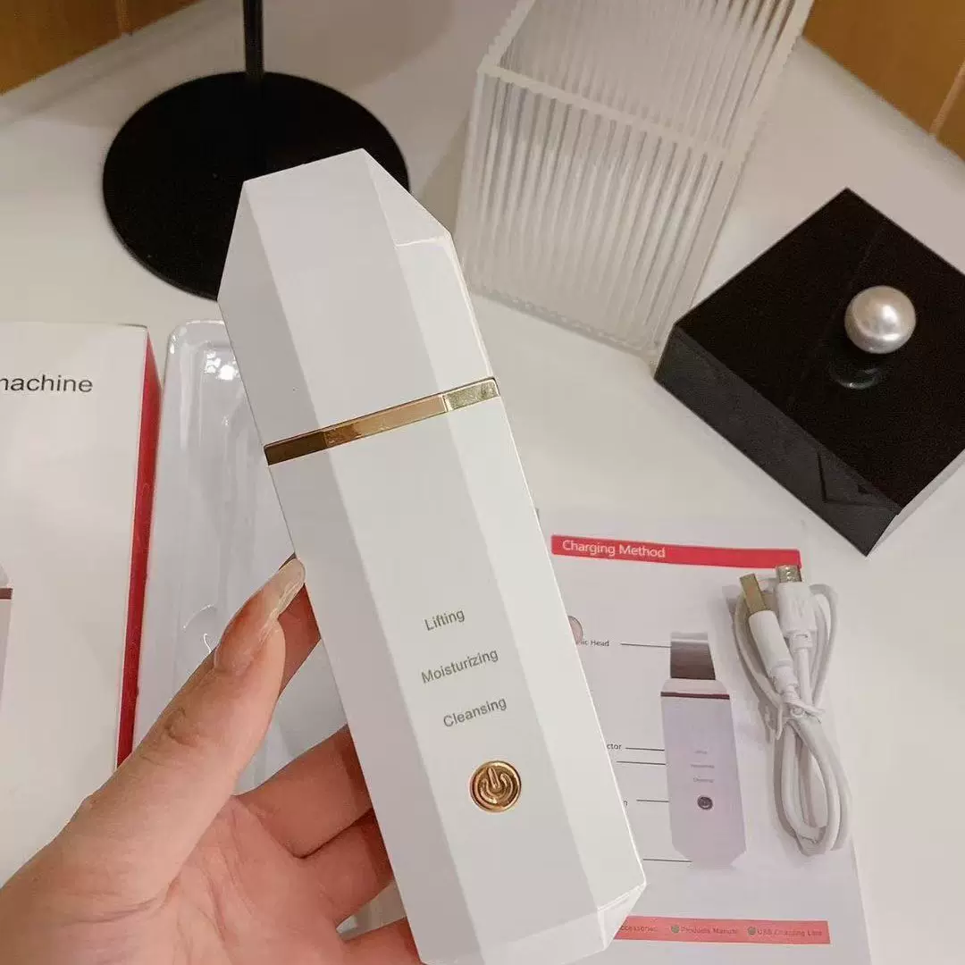 跨境铲皮机家用黑头仪超声波祛黑头仪毛孔清洁器脸部去死皮美容仪