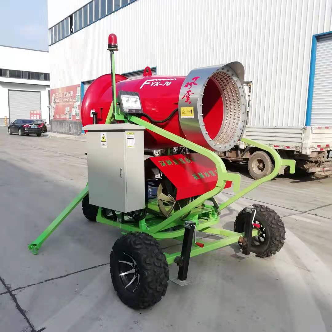 冰雕馆遥控飘雪机 全自动人工造雪机 冰雪户外可移动造雪机销售