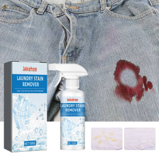 Jakehoe Clothes Cleaner Clothes Cleaning and Decontamination Removes Stubborn Stains, Oil Stains and Yellowing Cleaning and Dry Cleaning Agent