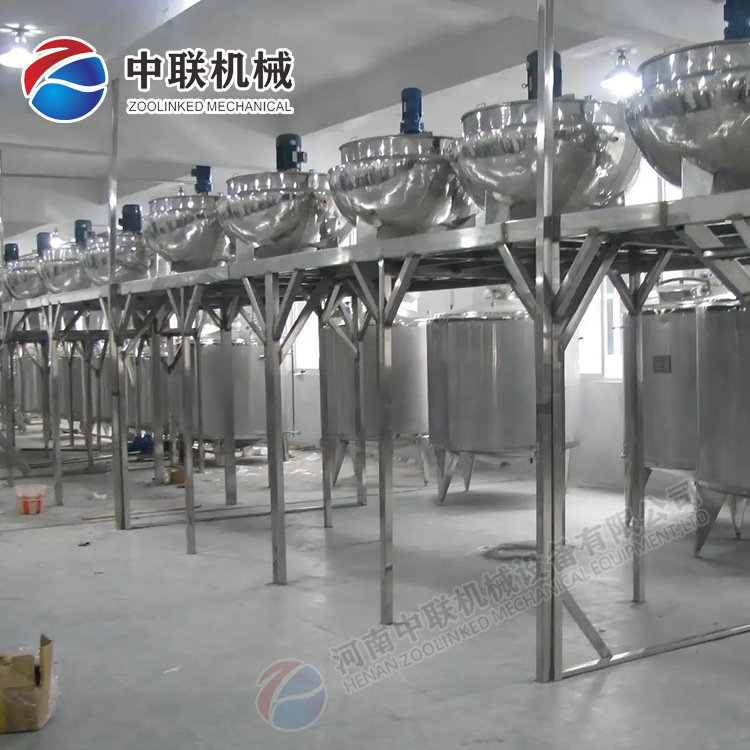 全自动水蜜桃果汁饮料生产设备 成套黄桃果汁饮料加工流水线设备