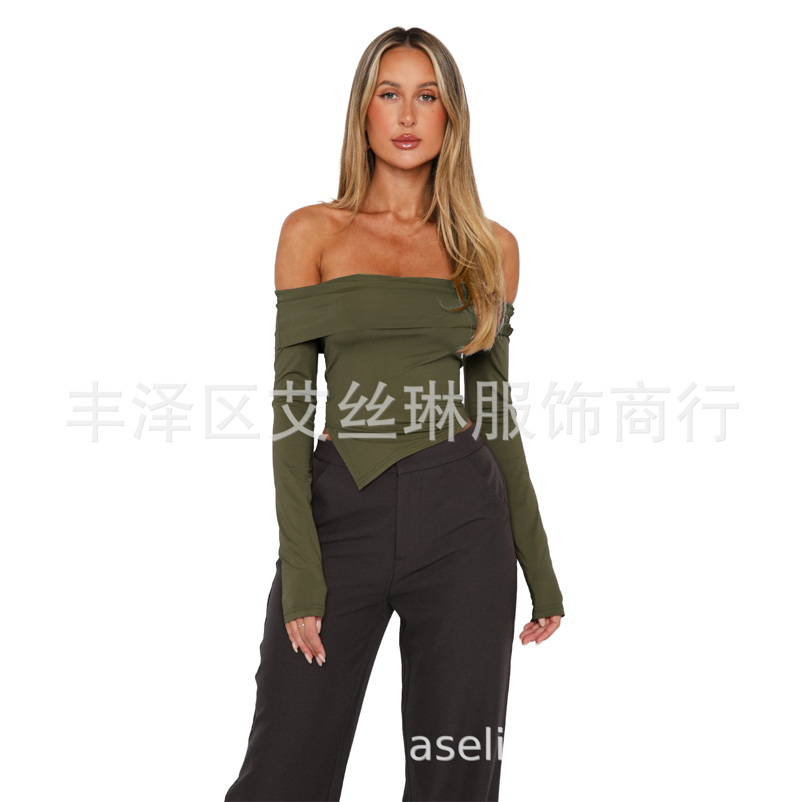 6730 军绿色模特图4.jpg